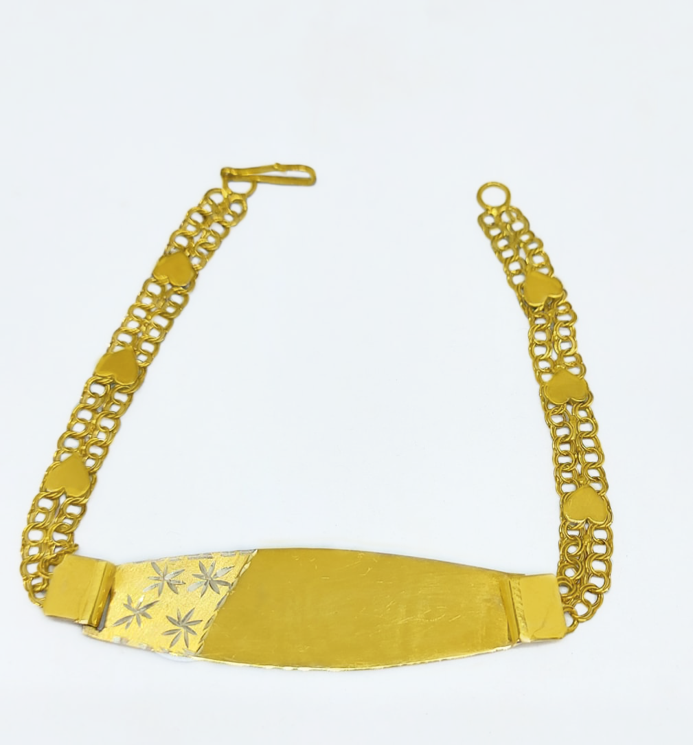 Gold Ladie ID Band